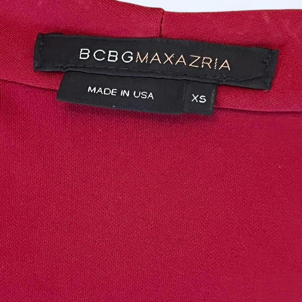 vintage y2k bcbg maxazria red draped wrap dress Size XS - Picture 5 of 6
